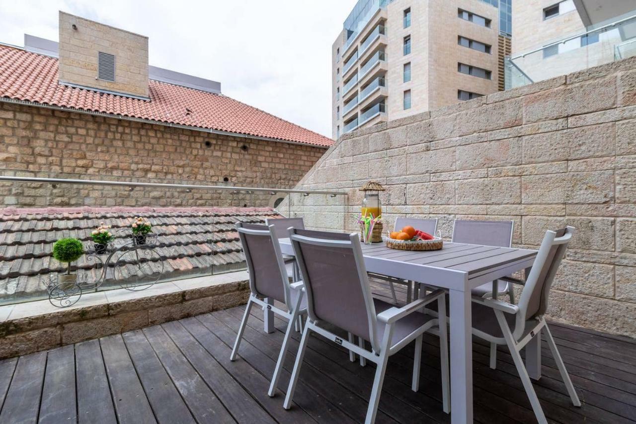 King David Residence Luxury 4 Bd/Pool/Gym/Parking Yerusalem Bagian luar foto